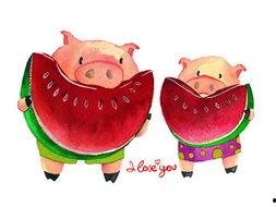 吃瓜的人创意绘画,跟随吃瓜群众的创意绘画之旅