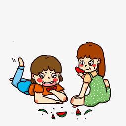 坐下吃瓜图片,品味人生百态